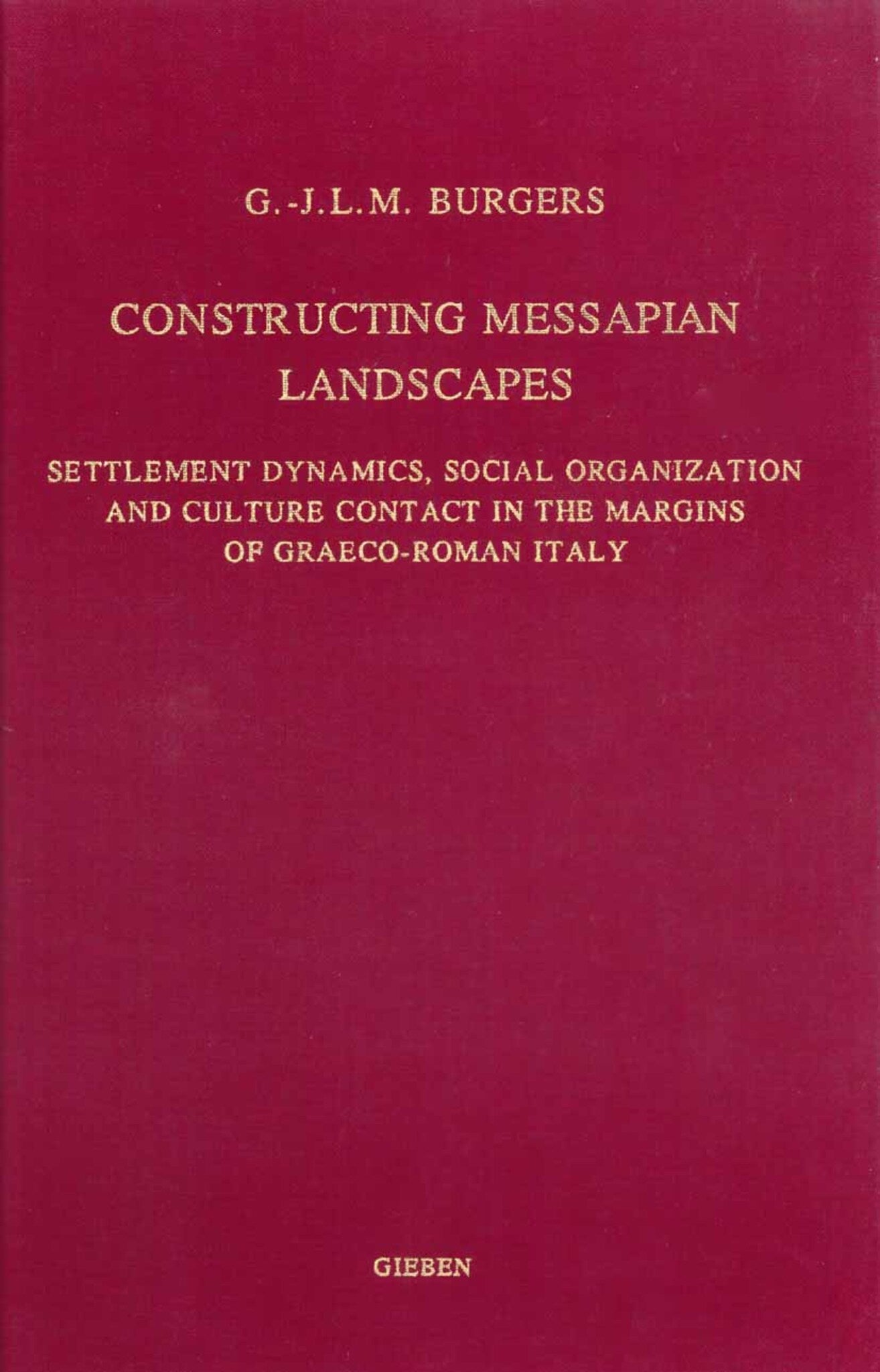Constructing Messapian Landscapes